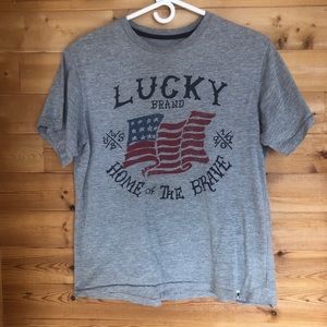Lucky Brand T-shirt Gray L